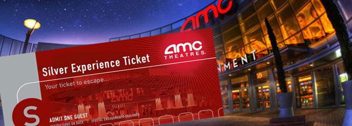 Pay just $5 for an AMC Theatres Silver Experience Ticket